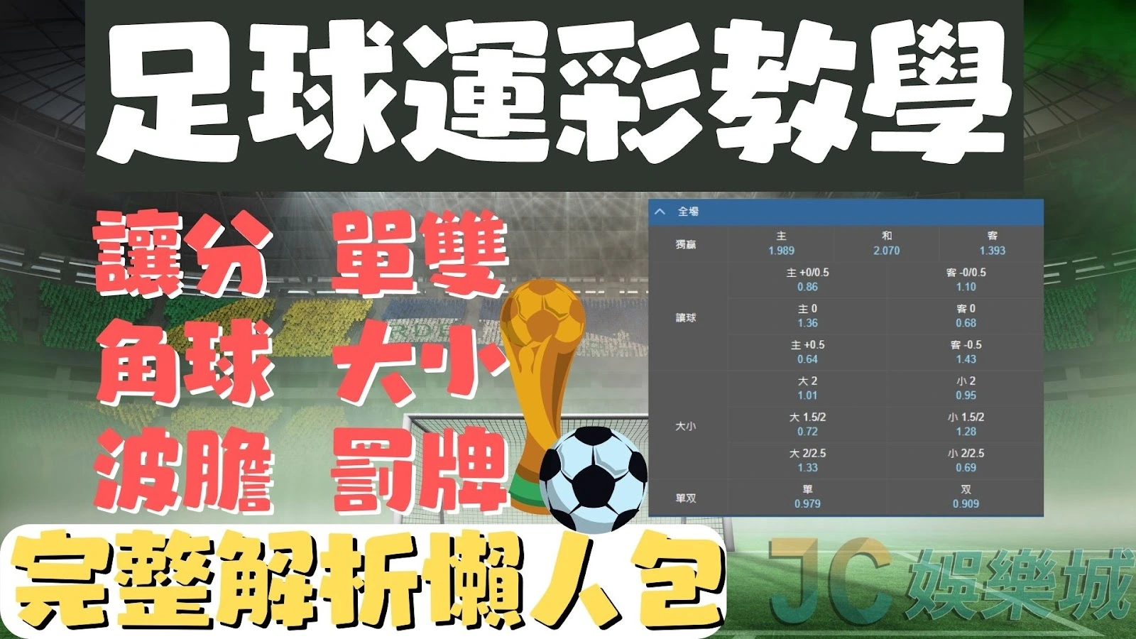最新【足球運彩教學】比台灣運彩官網教的還要詳細！