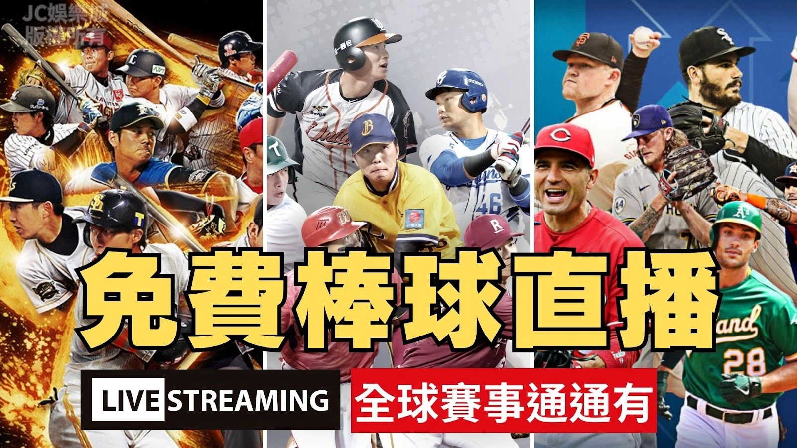 【棒球直播免費】台灣大賽戰績告急！手機免費看全球棒球賽事